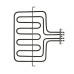341-7310 Тэн духовки 2600w (800+1800w) DELUXE (300*330мм) верхний
