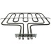 341-7310 Тэн духовки 2600w (800+1800w) DELUXE (300*330мм) верхний