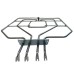 341-7510 Тэн духовки 2800W Bosch (1300+1500W) двойной  (375*365мм) планка -90мм 471369, 773539, COK109BO