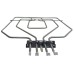341-7520 Тэн духовки BOSCH 2800W (375*365мм) двойной (верхний) 470845 EGO 00203281, COK110BO