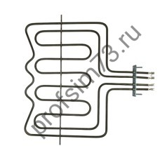 341-7605  Тэн духовки 2900W (1000+1900w)  ZANUSSI  (360*375 мм) верхний 3302442045, COK109ZN