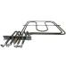 341-7615 Тэн духовки 2900W (900+2000W) Hansa (375*290) боковой, сильный изгиб 8049290 (верхний)