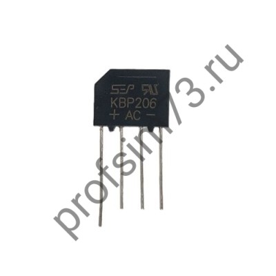 10504-0206 Диодный мост KBP206, SEP 600V, 2А
