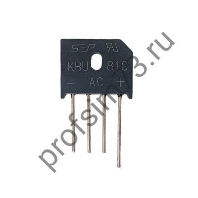 10504-0810 Диодный мост KBU810, SEP 1000V, 8 А