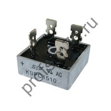 10504-2150 Диодный мост KBPC1510,  15А, 1000V (BR1510) однофазный