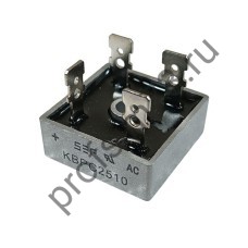 10504-2250 Диодный мост KBPC2510, 25А, 1000V (BR2510) однофазный 