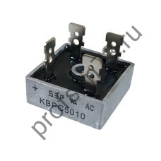 10504-2510 Диодный мост KBPC5010, 50А, 1000V (MB5010) однофазный