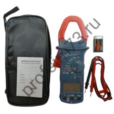 80001-0048 Токоизмерительные клещи цифровые DT201 в чехле (250*90*35мм) двойное интегрирование LivePower