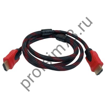 10200-0120 Кабель HDTV-HDTV (1.5м) с фильтром в нейлоновой оплетке 