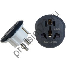 10250-0020 Переходник-адаптер сетевой на Евро вилку Live-Power kt-168/K1616 (16A) Black