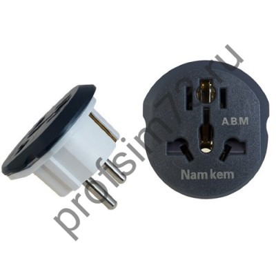 10250-0020 Переходник-адаптер сетевой на Евро вилку Live-Power kt-168/K1616 (16A) Black