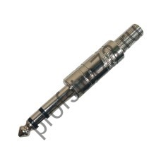 50100-3100 Штекер AUDIO JACK (SP101-1) 6,35мм стерео (металл) 