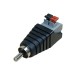 50100-2040 Штекер RCA кабельный, разъем типа "тюльпан" (быстрозажимной)