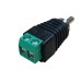 50100-2045 Штекер RCA кабельный, разъем типа "тюльпан" (с клеммной колодкой) папа