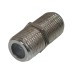50100-0220 Переходник TV- F гнездо - F гнездо (металл) 