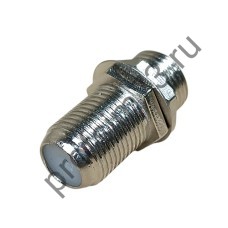50100-0221 Переходник TV- F гнездо- F гнездо с гайкой Rexant