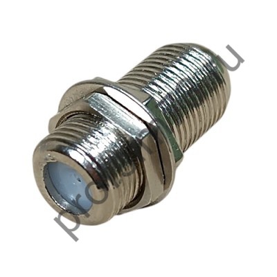 50100-0221 Переходник TV- F гнездо- F гнездо с гайкой Rexant