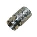 50100-0300 Штекер TV - F гайка на кабель RG-11, RG-8U, RG-213U (медь покрытая никелем)