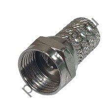 50100-0350 Штекер TV - F гайка RG-58 (металл) 50100-0350 Штекер TV - F гайка RG-58 (металл)