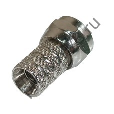 50100-0350 Штекер TV - F гайка RG-58 (металл) 50100-0350 Штекер TV - F гайка RG-58 (металл)