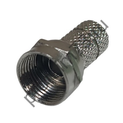 50100-0355 Штекер TV - F гайка RG-59 (металл) 