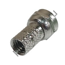 50100-0355 Штекер TV - F гайка RG-59 (металл) 