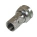 50100-0355 Штекер TV - F гайка RG-59 (металл) 