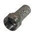 50100-0360 Штекер TV - F гайка RG-60 (металл)