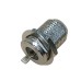 50100-0405 Штекер TV  F-гнездо на корпус с контактом L-18мм (медь) Rexant 