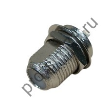 50100-0405 Штекер TV  F-гнездо на корпус с контактом L-18мм (медь) Rexant 