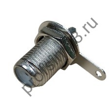 50100-0410 Штекер TV  F-гнездо на корпус с контактом L-20.1мм медь PROconnect 
