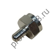 50100-0490 Штекер TV F-заглушка 75Ом (металл)