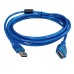10210-0150 Кабель удлинитель USB 2.0 Type-A - USB 2.0 Type-A (3м) с фильтром  мама-папа (синий)