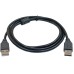 10210-0200 Кабель удлинитель USB 2.0 Type-A - USB 2.0 Type-A  (1.5м) с фильтром, папа-папа (черный)