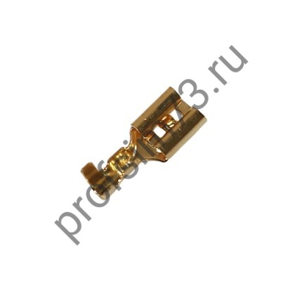 50120-9125  Клемма плоская обжимная "мама" (DJ622) 4,8мм  неизолированная, латунь