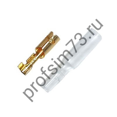 50120-9160 Клемма штекерная DJ221  "мама" (4,3мм)  с изоляцией (комплект)