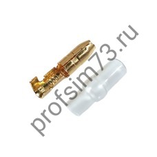 50120-9260 Клемма штекерная DJ211 "папа" (4мм) с силиконовой изоляцией (комплект)