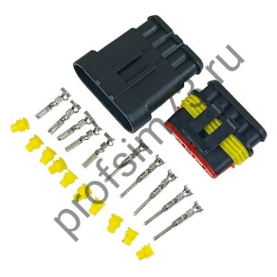 50120-9570 Разъем-фишка (5и контактный) соединительный влагостойкий (комплект)
