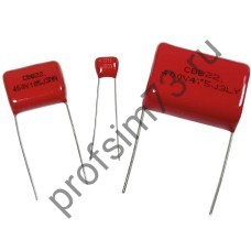 10006-1105 Конденсатор пленочный CBB22 63v 105J P=5 (1 мкФ)