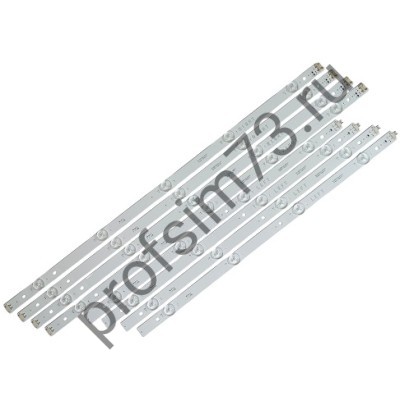 15010-2050 Подсветка телевизора LG (42") NC490DGG-AAGX1 (GAN01-1379A-P1/GAN01-1380A-P1) комплект 8шт 