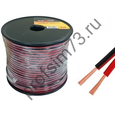 51000-1025 Провод акустический (2*0,75мм) красно-черный (1метр)