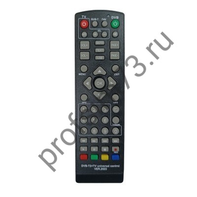 50010-3014 Пульт для приставок DVB-T2+TV  ver. 2023 для DVB-t2, IP TV (универсальный)