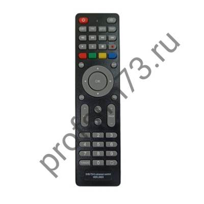 50010-3017 Пульт для приставок DVB-T2+3  ver.2023 для DVD-T2+IP TV универсальный