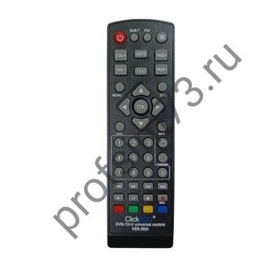 50010-3035 Пульт для приставок DVB-T2+2  ver.2024 универсальный для моделей DVB+T2 