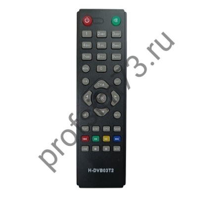 50010-3070 Пульт  H-DVB03T2 (Supra SDT-96) для DVB-T2 приставок  Hyundai (D-Color DC921HD, WORD Vision T37, DEXP HD2551P, Rolsen, Mystery MMP-70DT2, ВС705РВ)