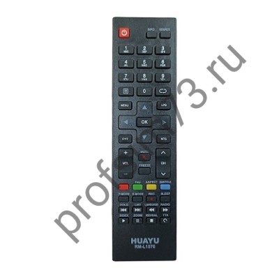 50010-1320 Пульт Д/У телевизора DAEWOO RM-L1576 корпус RC-403BI (черный) универсальный