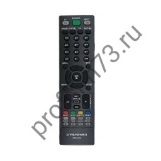 50010-0105 Пульт Д/У телевизора LG AKB736555802, RM-L810   универсальный (черный)
