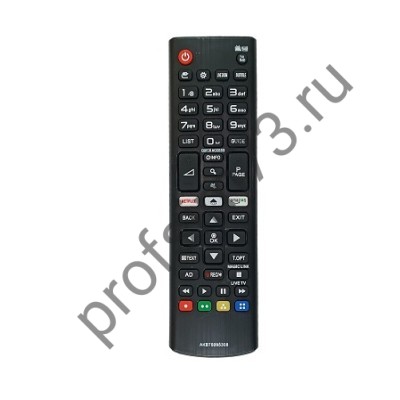 50010-0115 Пульт Д/У AKB75095308 телевизора LG (черный)