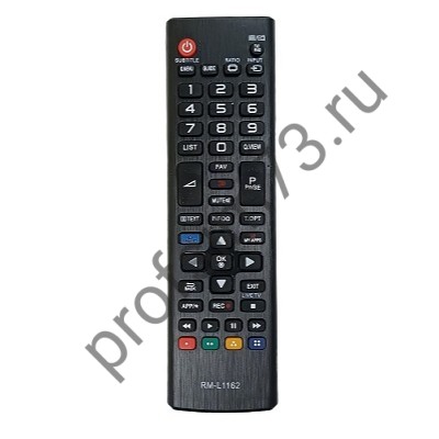 50010-0125 Пульт Д/У RM-L1162 телевизора LG (черный) универсальный