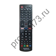50010-0135 Пульт Д/У телевизора LG AKB75095312, RM-L1379 VER.2 (черный) универсальный